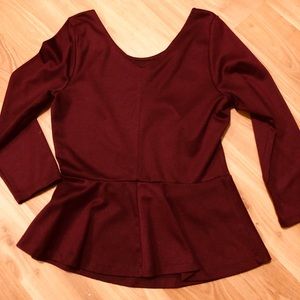 The Limited peplum top